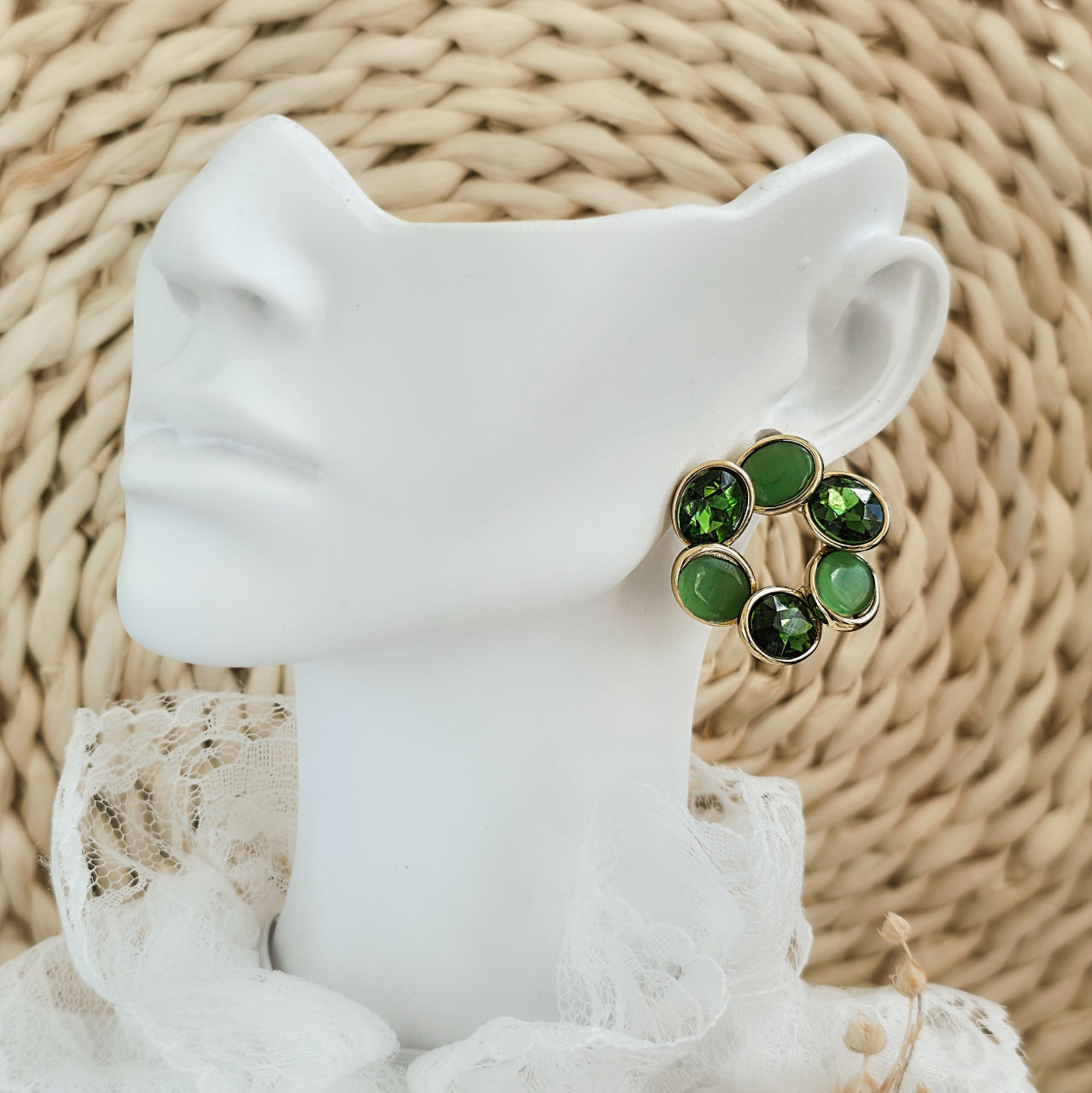 Cercei Floare din Oțel Inoxidabil - Hipoalergenici