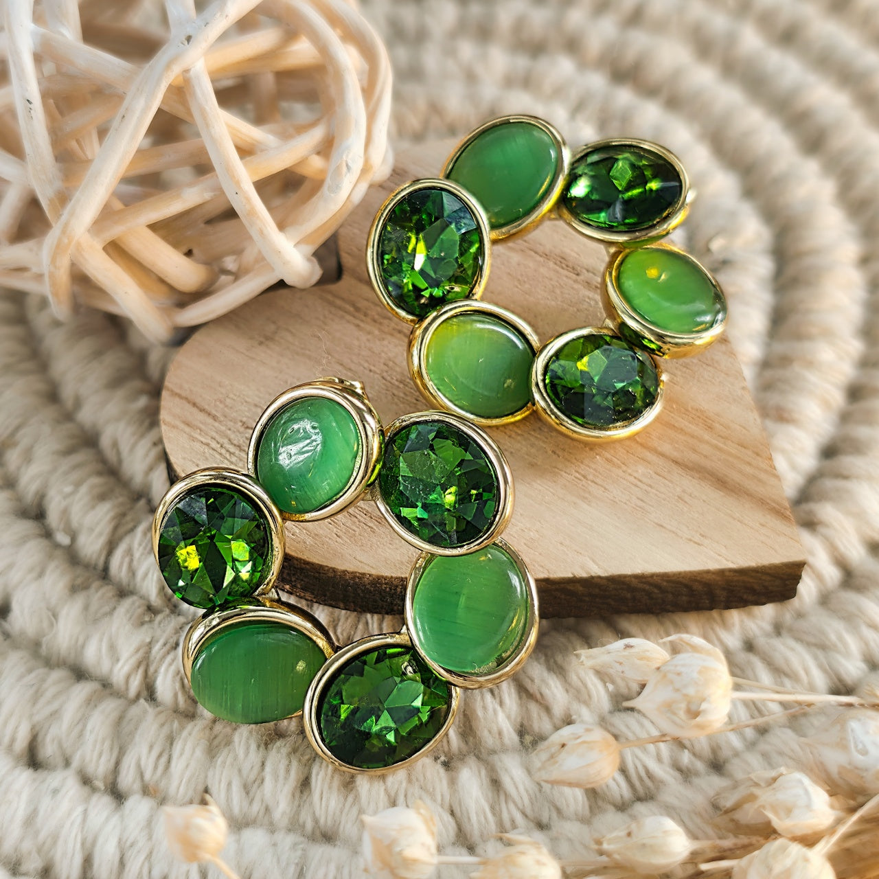 Cercei Floare din Oțel Inoxidabil - Hipoalergenici