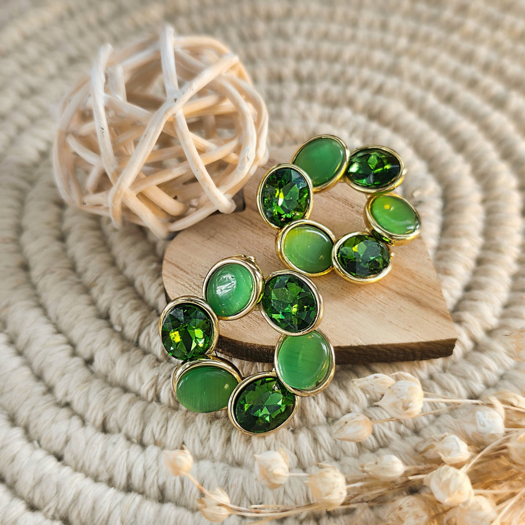 Cercei Floare din Oțel Inoxidabil - Hipoalergenici - CM1828