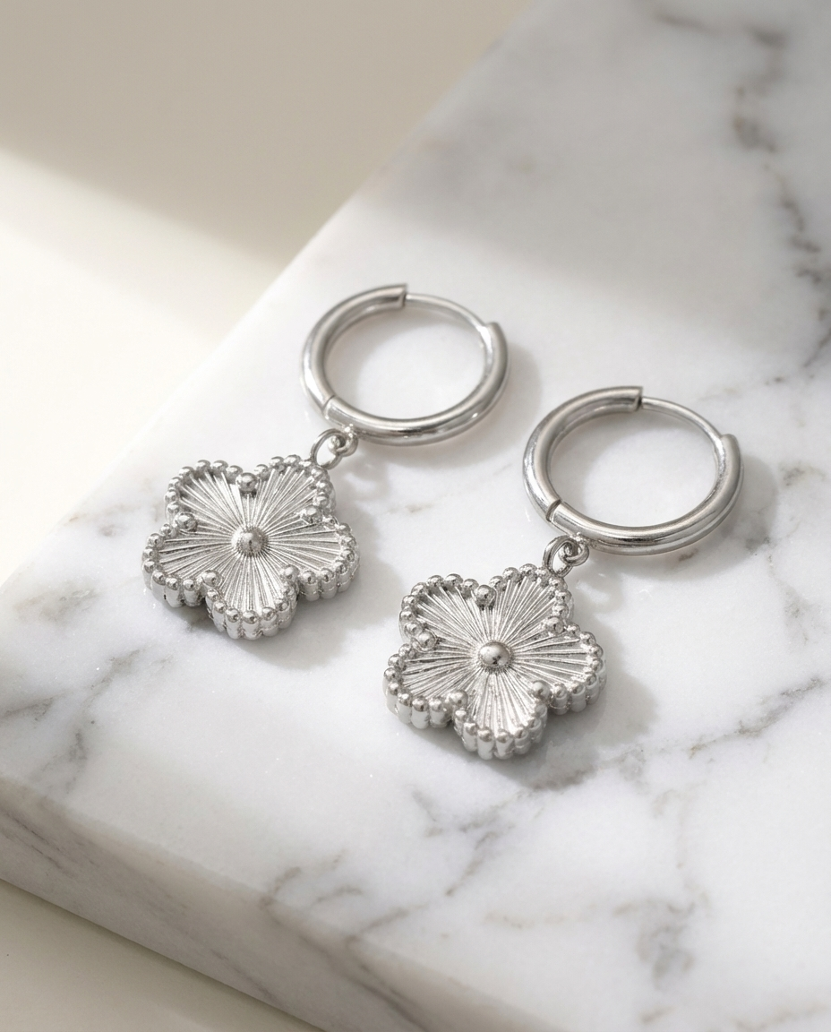 Cercei Alhambra din Oțel Inoxidabil - Hipoalergenici