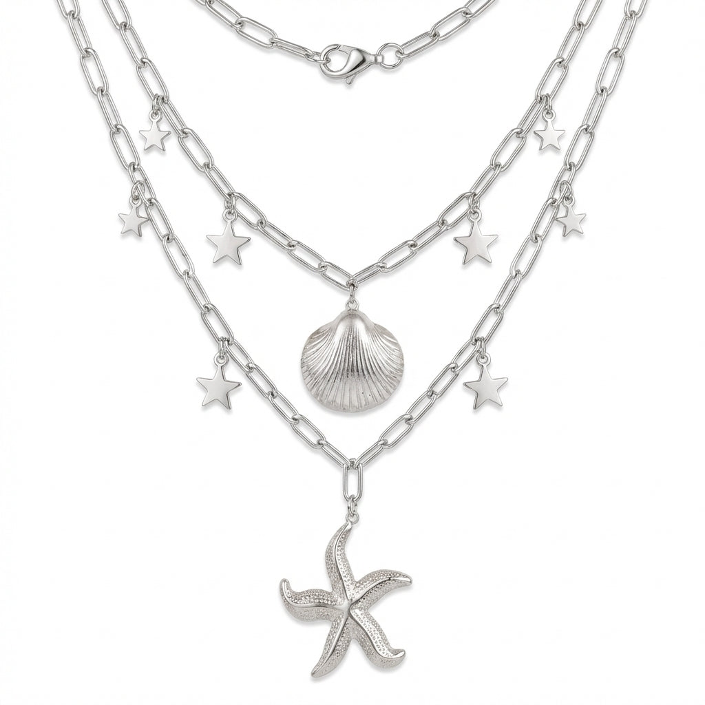 Set 2 Lantisoare Inox Statement - Hipoalergenic