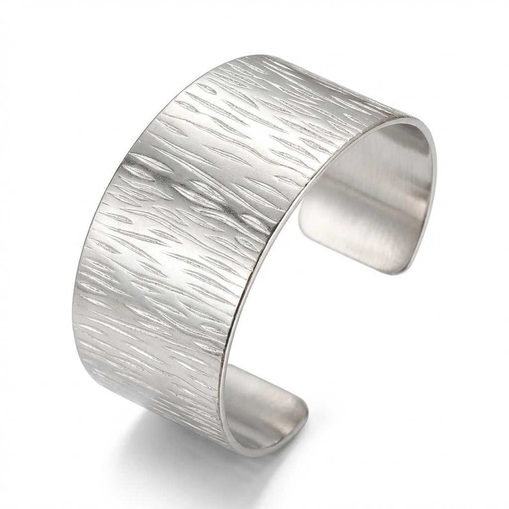 Brățară Elegantă Oțel Inoxidabil 5.5cm – detaliu