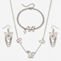 Set Fluture și Stea Oțel Inoxidabil - - Hipoalergenic