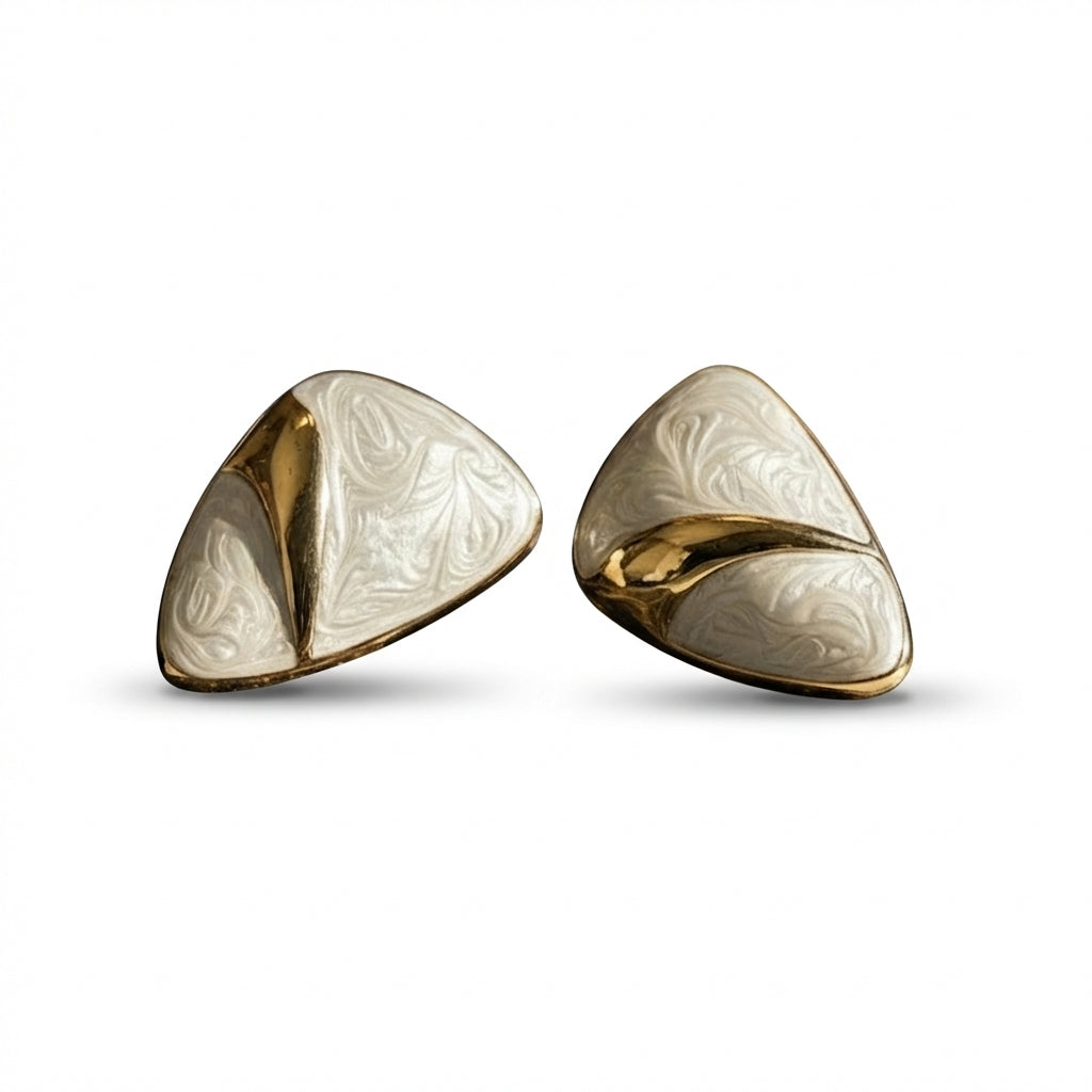 Cercei Triunghi geometric din Oțel Inoxidabil - Hipoalergenici