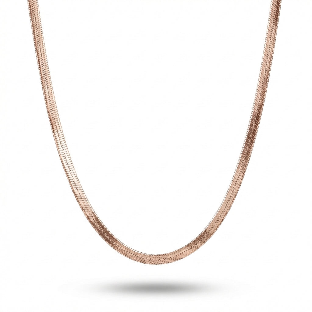 Lănțișor Inox tip Snake Rotund Rose Gold - Clasic