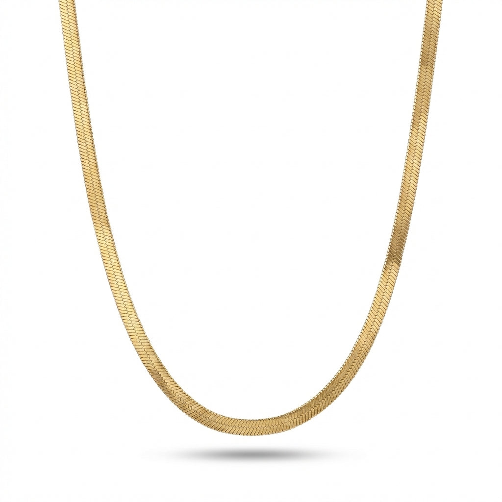 Lănțișor Inox tip Snake Rotund Auriu - Clasic