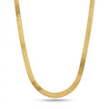 Lănțișor Inox tip Snake Plat Auriu 3mm - Clasic