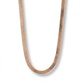 Lănțișor Inox tip Snake Plat Lat Rose Gold - Statement
