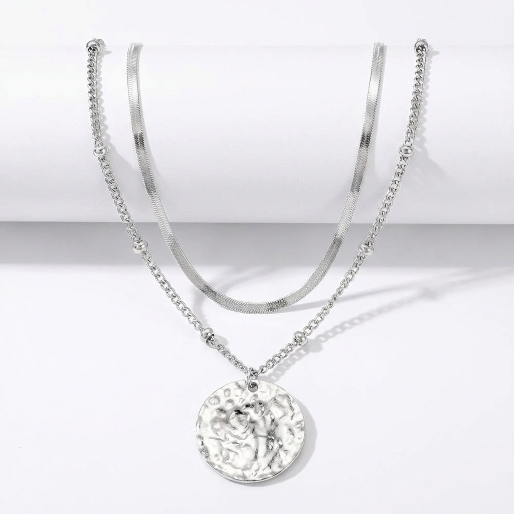 Set 2 Lantisoare Inox Statement