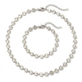 Set Lănțișor și Cercei și Brățară Inox Chain Argintiu Statement - Elegant Oțel Inoxidabil - LPD1398 14.6 gr - Hipoalergenici