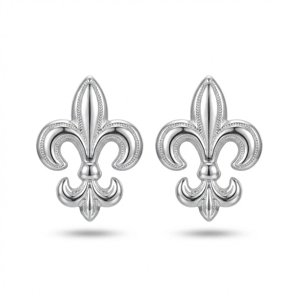 Cercei Crin heraldic din Oțel Inoxidabil - Hipoalergenici