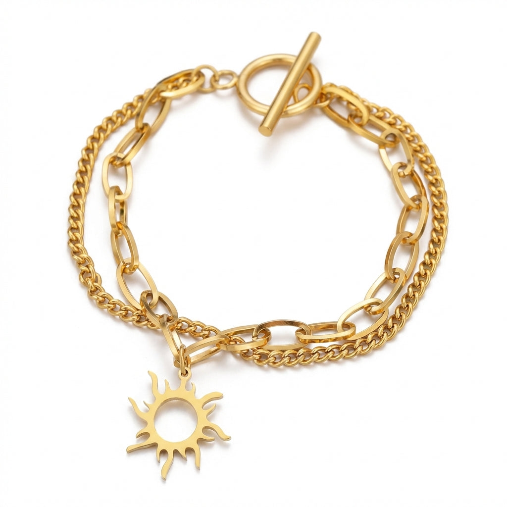 Brățară inox -Rayons de Soleil Oțel Inoxidabil 19.5cm