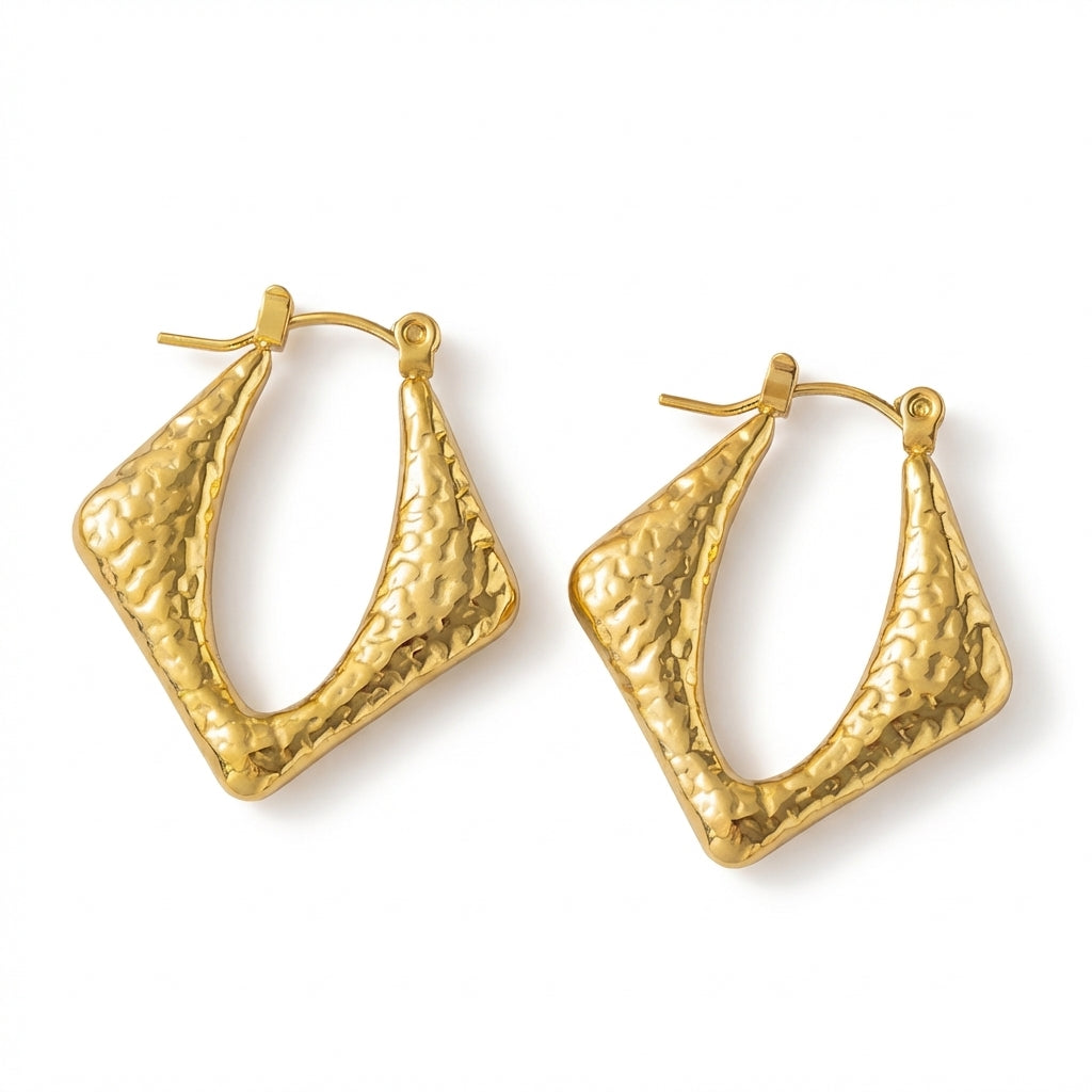 Cercei Geometrică Oțel Inoxidabil 3 cm - Hipoalergenici - CM1786