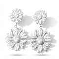Cercei Design floral din Oțel Inoxidabil - Hipoalergenici