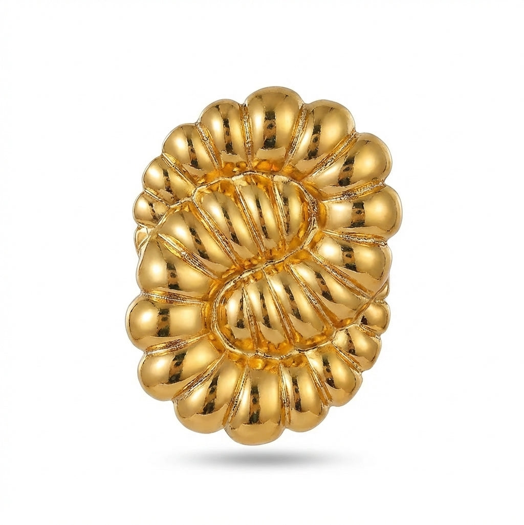 Cercei Cochilie spiralată Oțel Inoxidabil 3 cm - Hipoalergenici