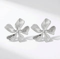 Cercei Floare din Oțel Inoxidabil 3.5cm x 3.5cm