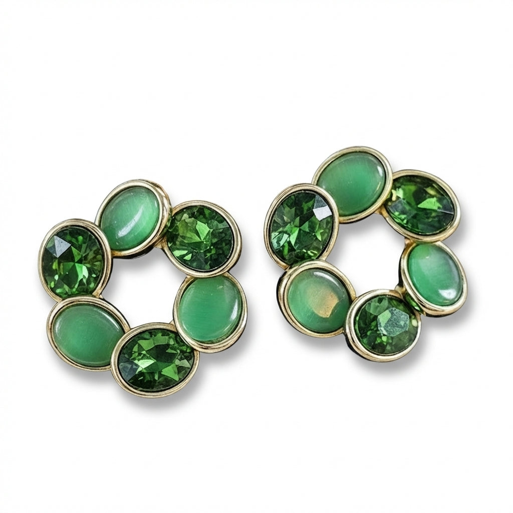 Cercei Floare din Oțel Inoxidabil - Hipoalergenici