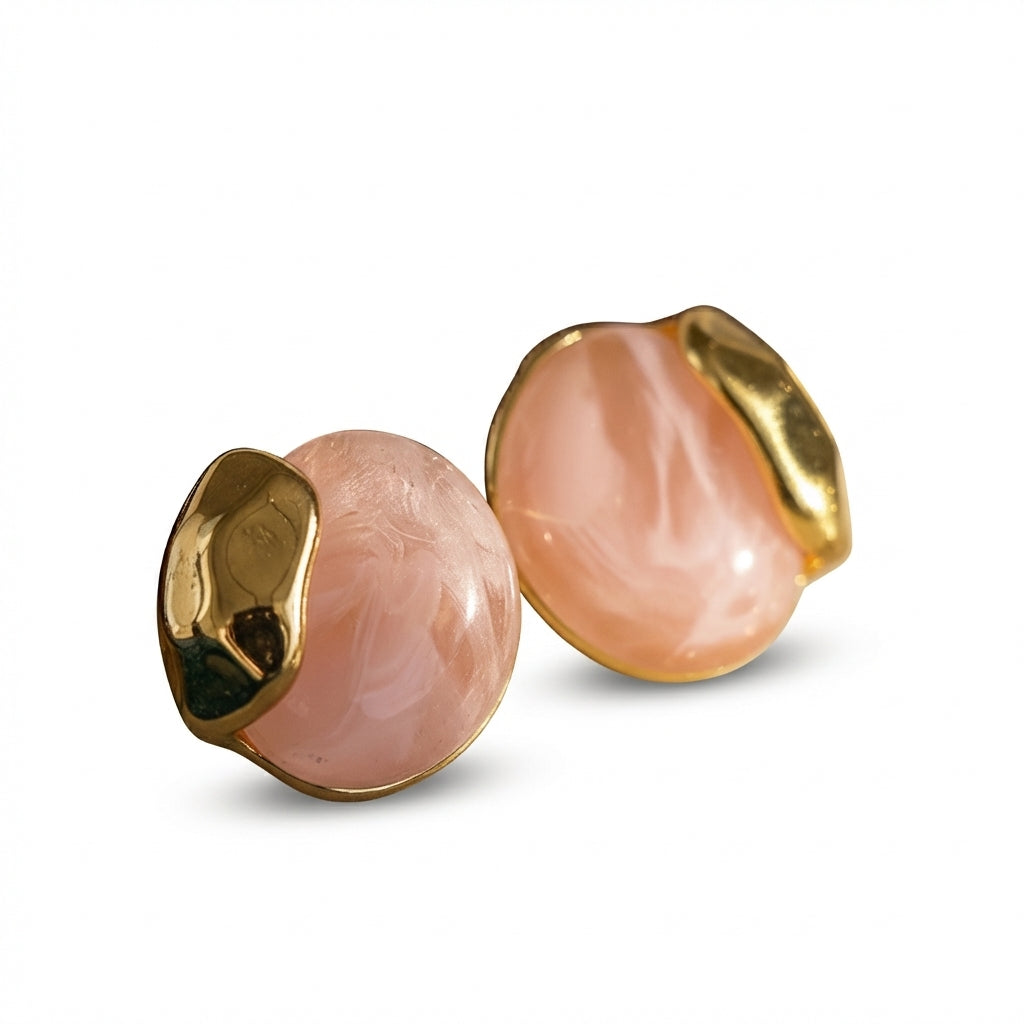 Cercei Rotund abstract din Oțel Inoxidabil - Hipoalergenici