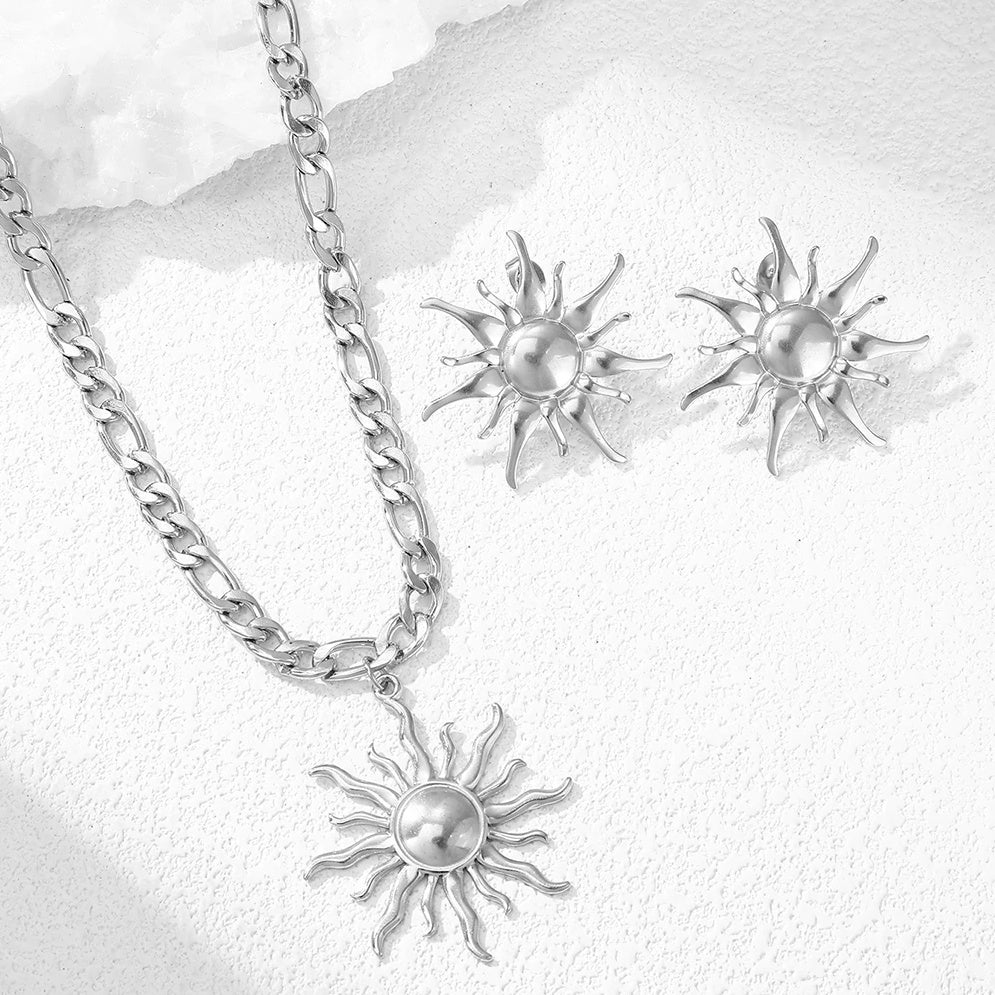 Set Soare Oțel Inoxidabil 3.5 cm - - Hipoalergenic