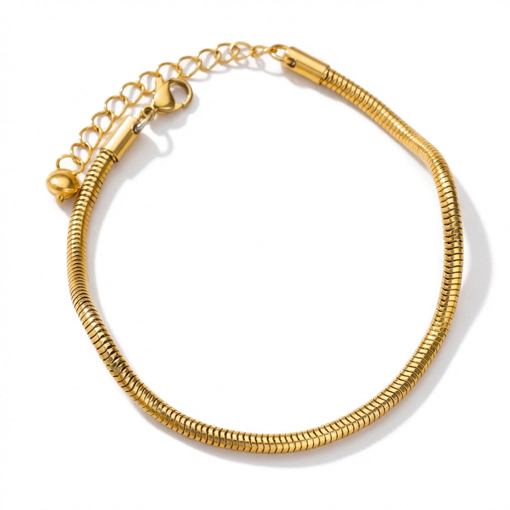 Brățară Serpentin Oțel Inoxidabil 16 cm – detaliu