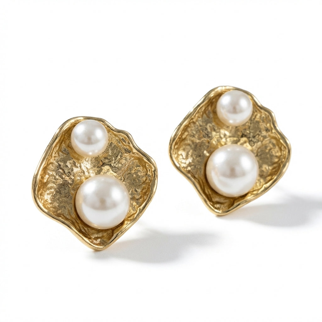 Cercei Formă organică din Oțel Inoxidabil - Hipoalergenici