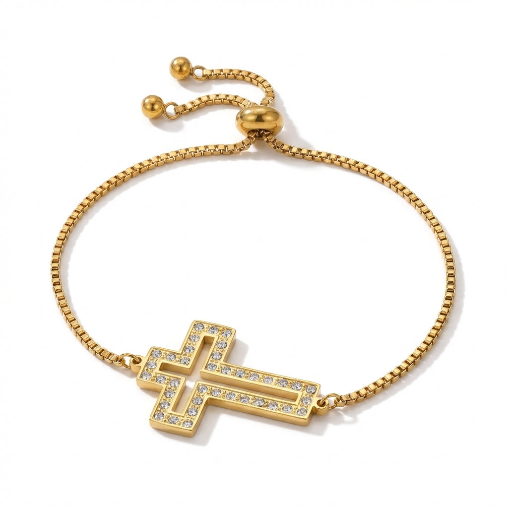 Brățară Elegantă Oțel Inoxidabil 25cm – detaliu