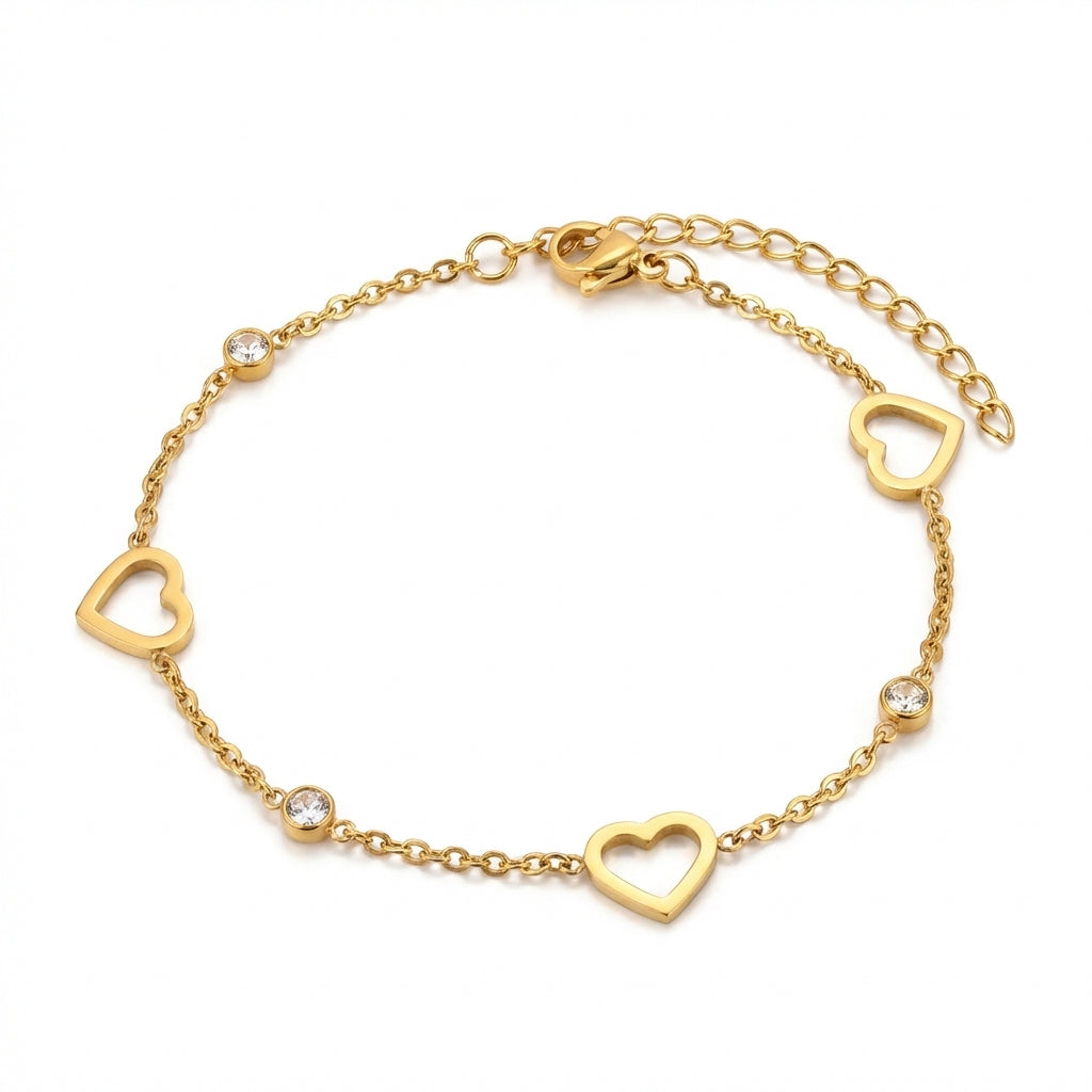 Brățară inox -Féminité et amour Oțel Inoxidabil