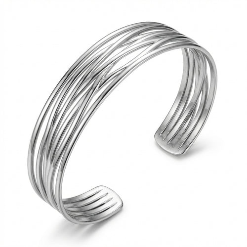 Brățară din Inox (otel inoxidabil) Statement Oțel Inoxidabil 6cm – detaliu