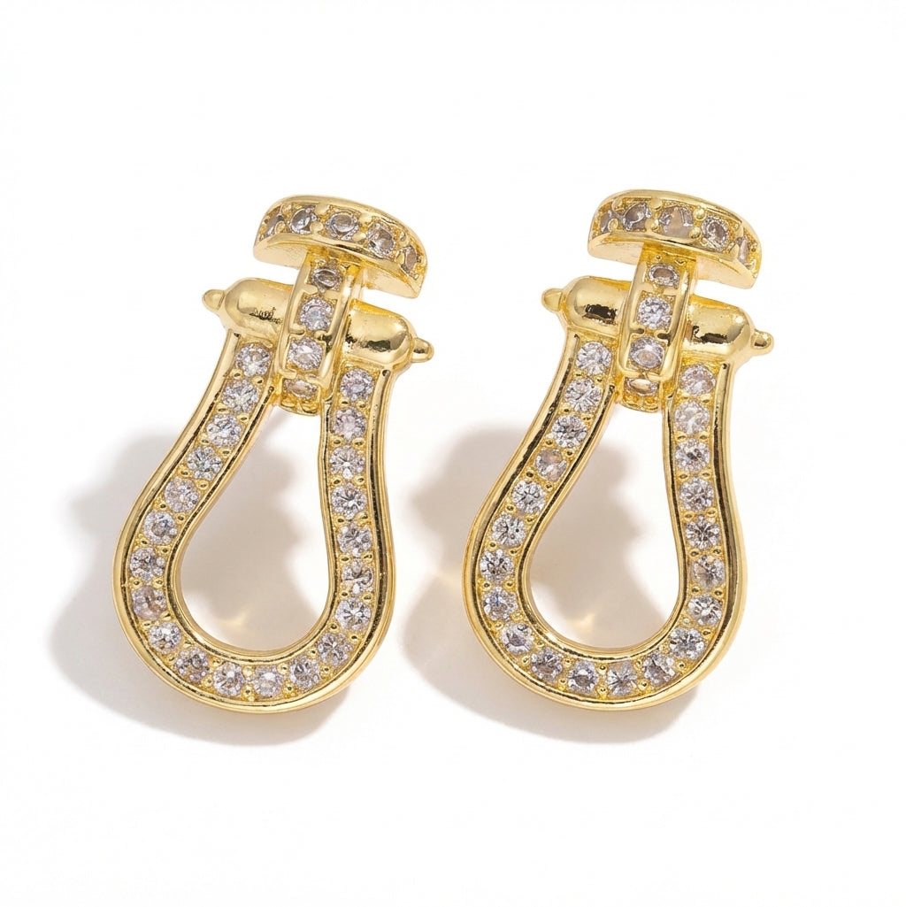 Cercei Potcoavă Oțel Inoxidabil 2 cm - Hipoalergenici