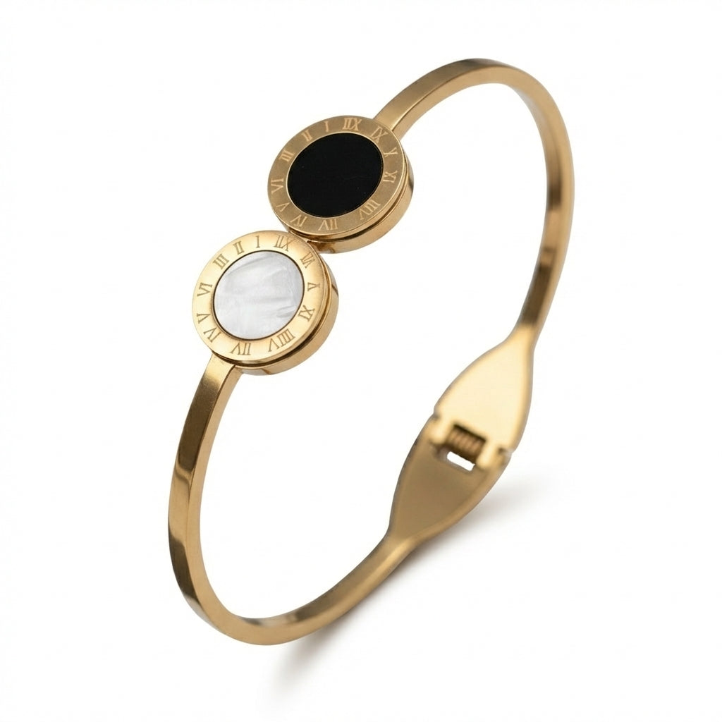 Brățară Cifre Romane Oțel Inoxidabil - Hipoalergenică - BF957