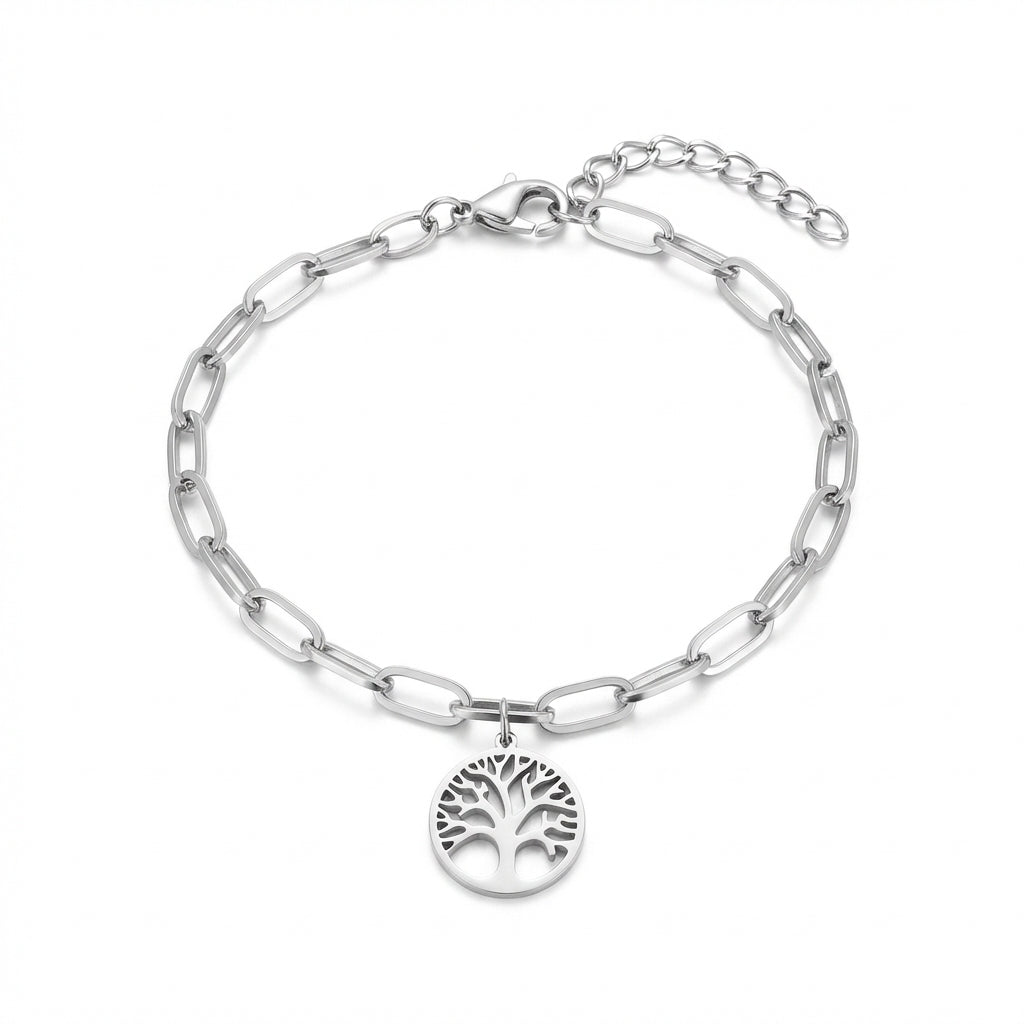 Brățară Copacul Vieții Oțel Inoxidabil 19cm - Hipoalergenică - BF918