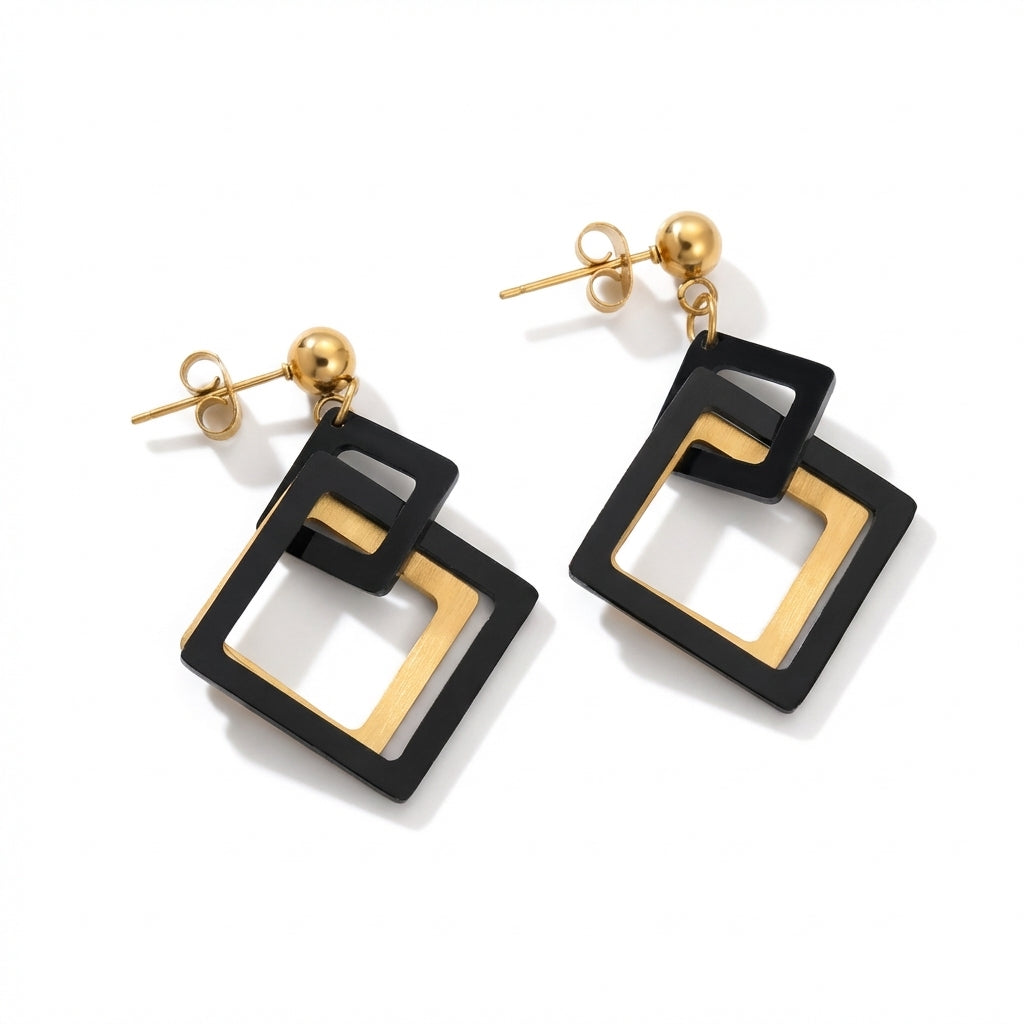 Cercei Design Geometric Oțel Inoxidabil - CM1536 | Zelora