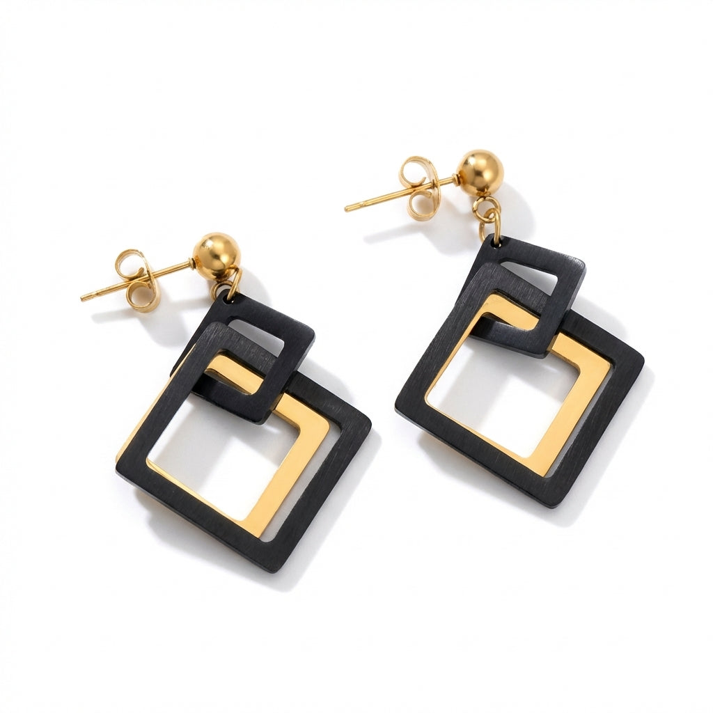 Cercei Design Geometric Oțel Inoxidabil - CM1536 | Zelora