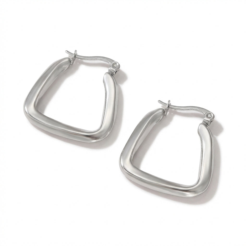 Cercei Geometrică Oțel Inoxidabil 2.7cm - CM1572 | Zelora