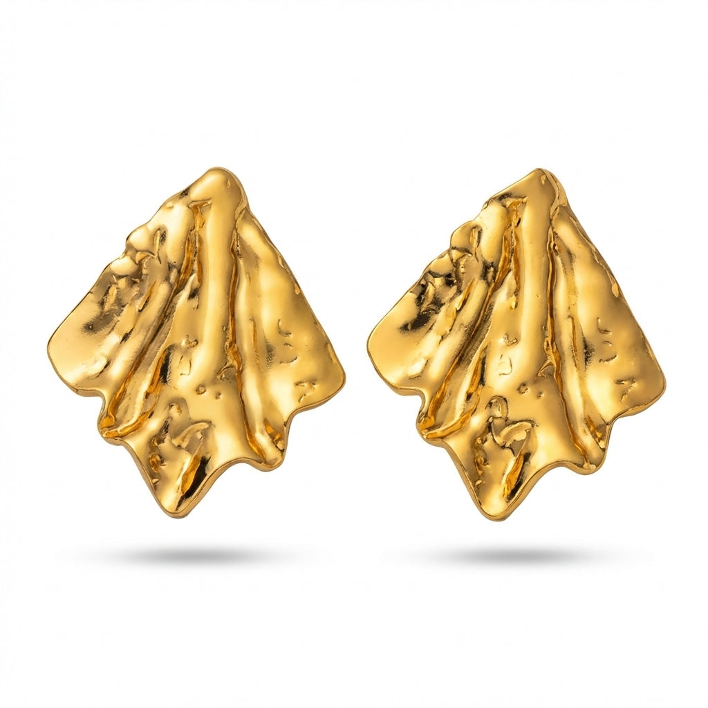 Cercei Sculpturală Oțel Inoxidabil 3.6 cm - CM1731 | Zelora