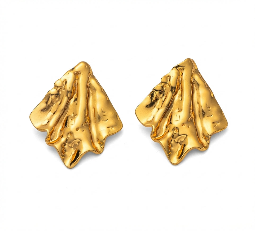 Cercei Sculpturală Oțel Inoxidabil 3.6 cm - CM1731 | Zelora
