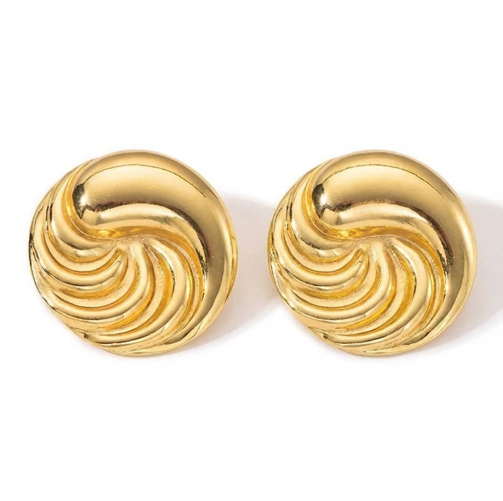 Cercei Spirală Elegantă Oțel Inoxidabil - CM1701 | Zelora