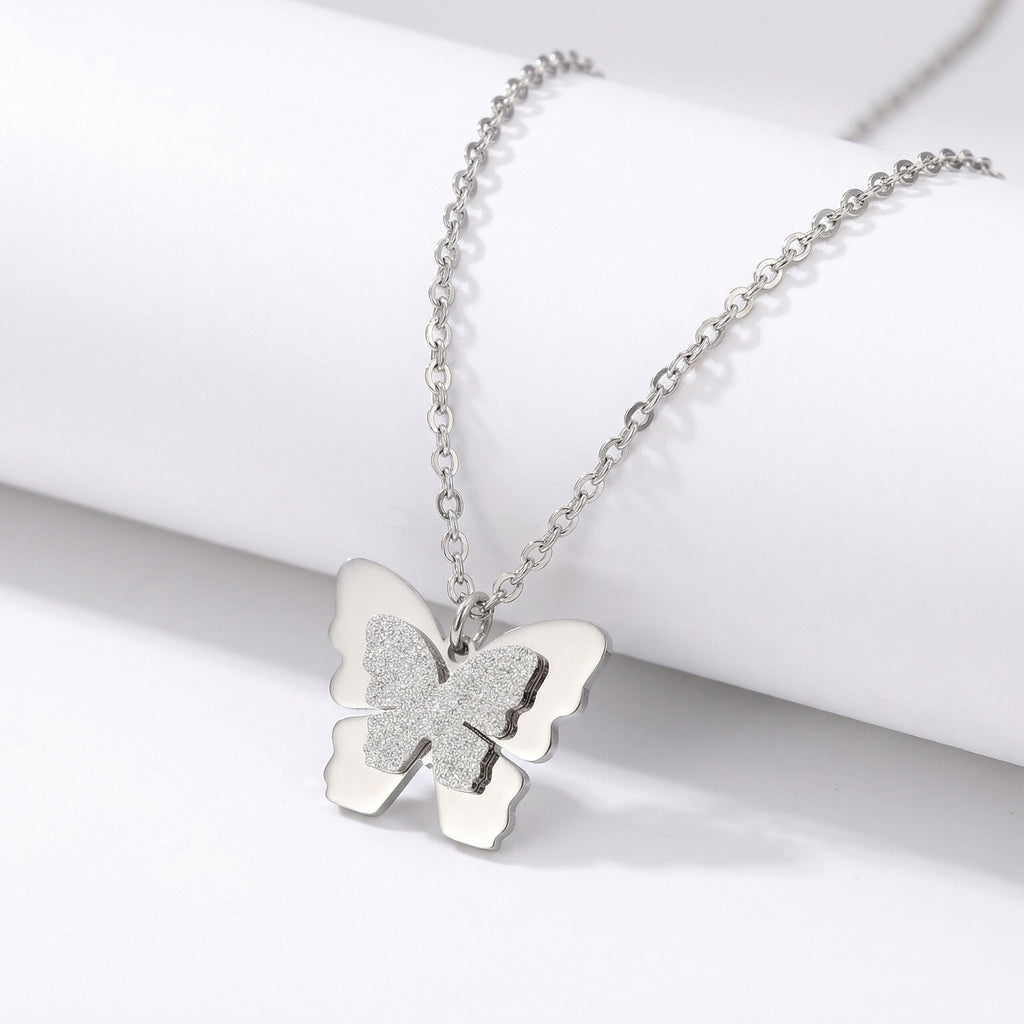 Lănțișor Fluture Oțel Inoxidabil - - LPD1223 | Zelora