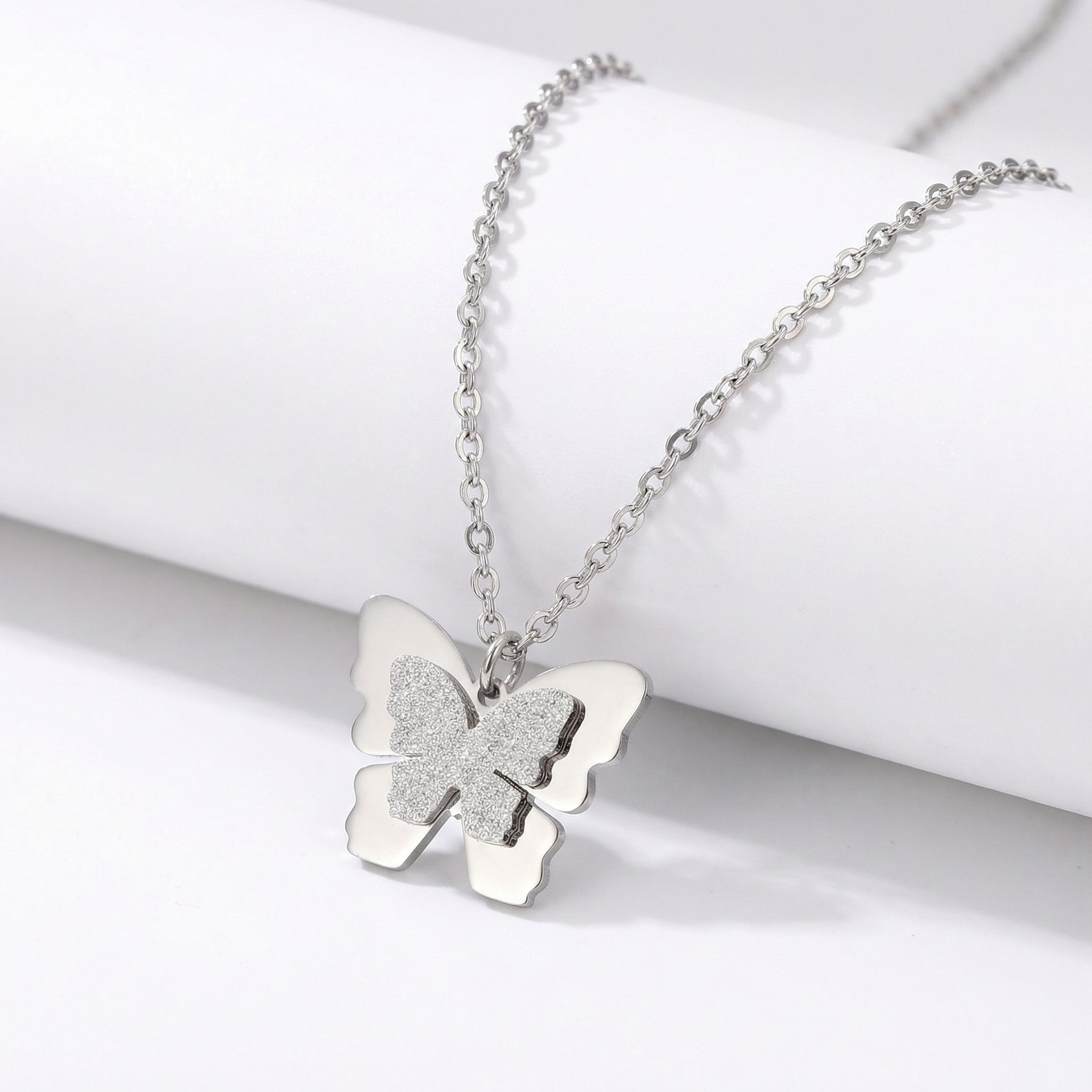 Lănțișor Fluture Oțel Inoxidabil - - LPD1223 | Zelora