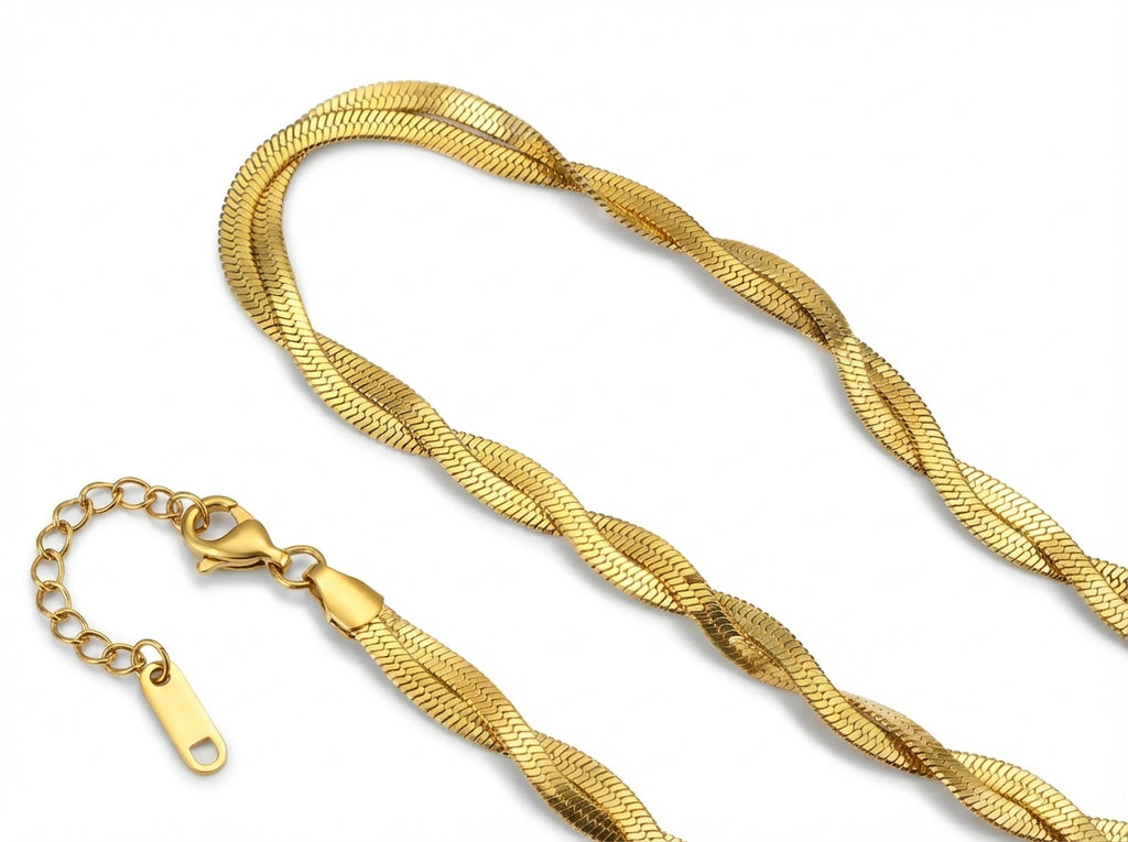 Lantisor Inox Serpent d'Or – detaliu 2