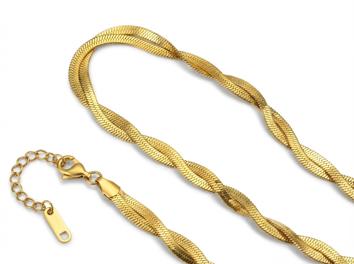 Lantisor Inox Serpent d'Or – detaliu 2