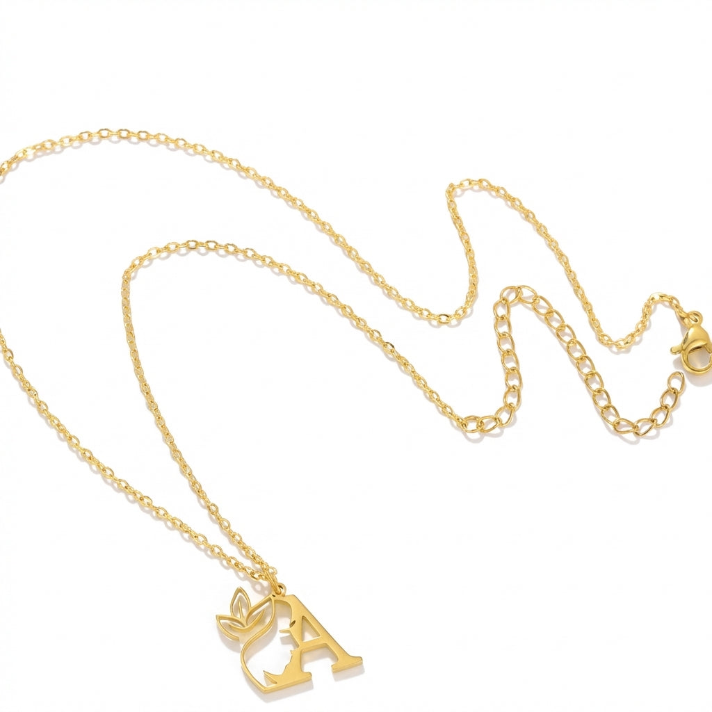 Lantisor Inox Signature d'Or - litera A – detaliu 3