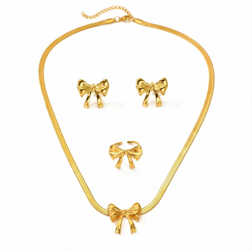 Set Fundiță Oțel Inoxidabil 2.3 cm - - Hipoalergenic