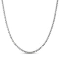 Colier Tennis Inox Argintiu cu Cristale Transparente 2mm - Minimalist - Hipoalergenic