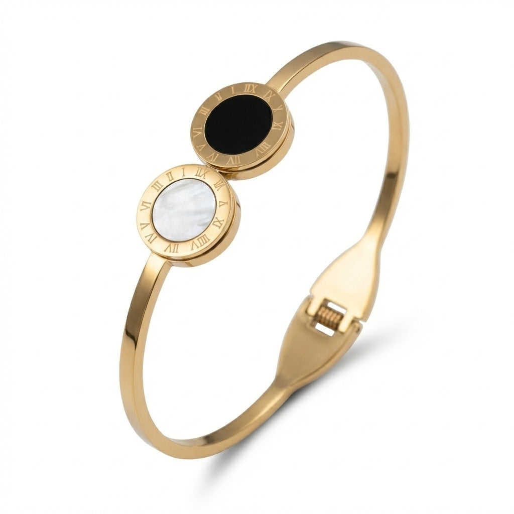 Brățară Cifre Romane Oțel Inoxidabil - Hipoalergenică - BF957